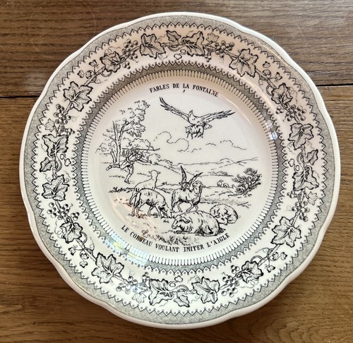 Assiette gien fable la - de,