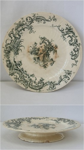 Assiette sur pied gien - sur, en
