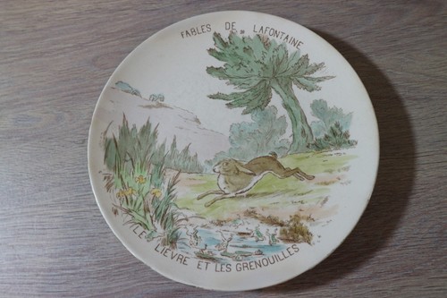 Assiette faience gien - assiette,